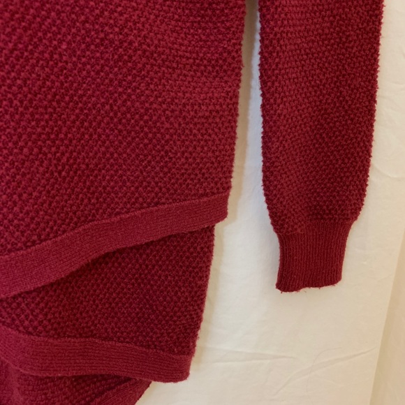 Madewell Crewneck Pullover Sweater Burgundy XS - Picture 5 of 8